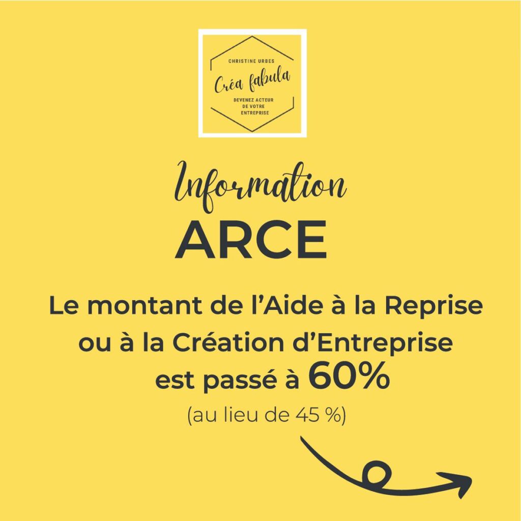 revalorisation de l'ARCE de 45 à 60 %