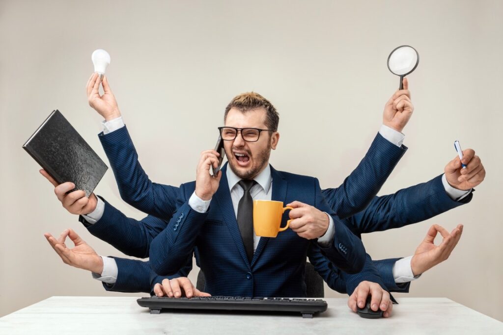 les distractions d'un chef d'entreprise